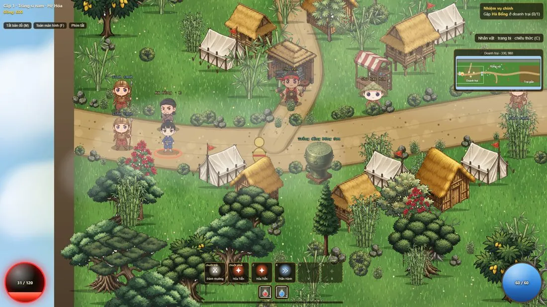 Giao diện trong game